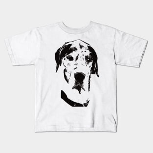 Great Dane Face Design Kids T-Shirt